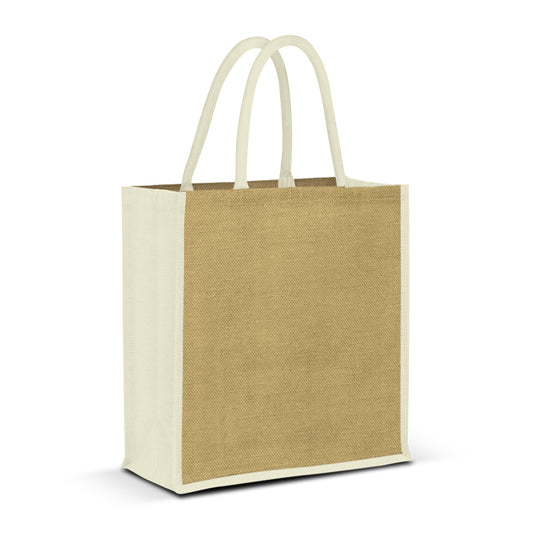 Lanza Jute Tote Bag - Simply Merchandise