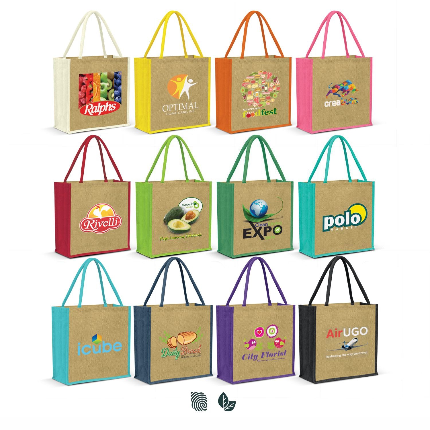 Monza Jute Tote Bag - Simply Merchandise