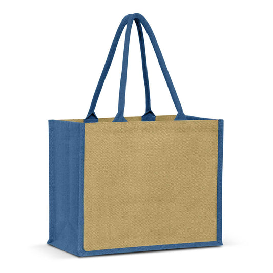 Torino Jute Tote Bag with custom branded logo - Simply Merchandise