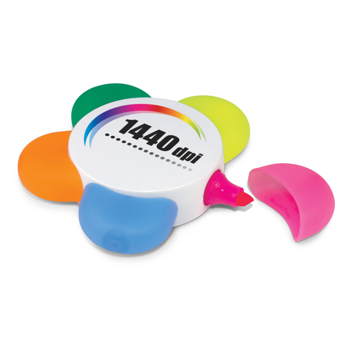 Flower Highlighter with custom branded logo - Simply Merchandise