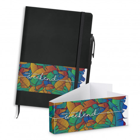 Omega Notebook With Pen - Simply Merchandise