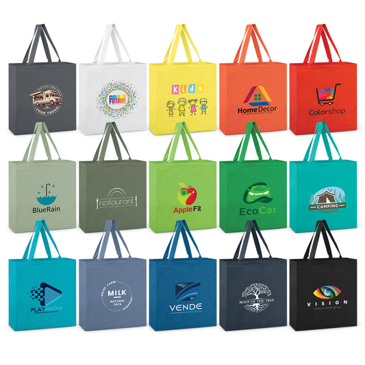 Carnaby Cotton Tote Bag - Colours with custom branded logo - Simply Merchandise