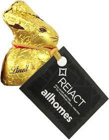 10g Gold Lindt Bunny with Tag - Simply Merchandise