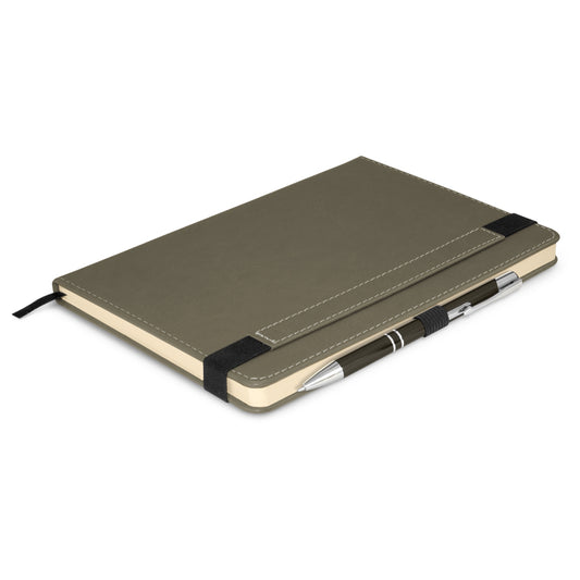 Premier Notebook with Pen with custom branded logo - Simply Merchandise
