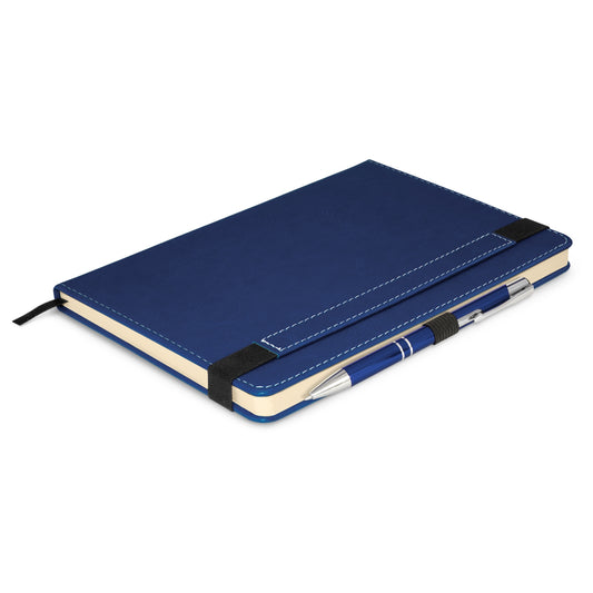 Premier Notebook with Pen with custom branded logo - Simply Merchandise