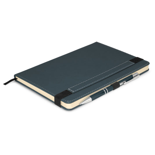 Premier Notebook with Pen with custom branded logo - Simply Merchandise