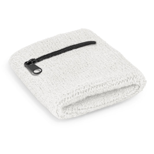 Wrist Sweat Band with Pocket - Simply Merchandise