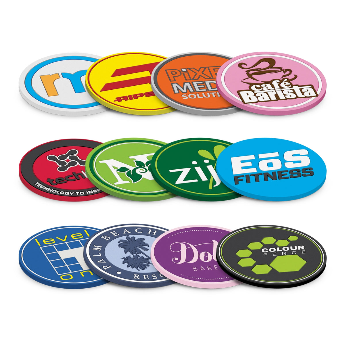 PVC Coaster with custom branded logo - Simply Merchandise