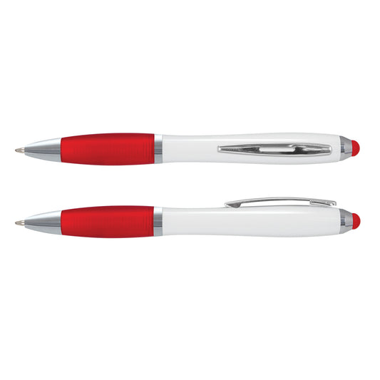 Vistro Stylus Pen  - White Barrel with custom branded logo - Simply Merchandise