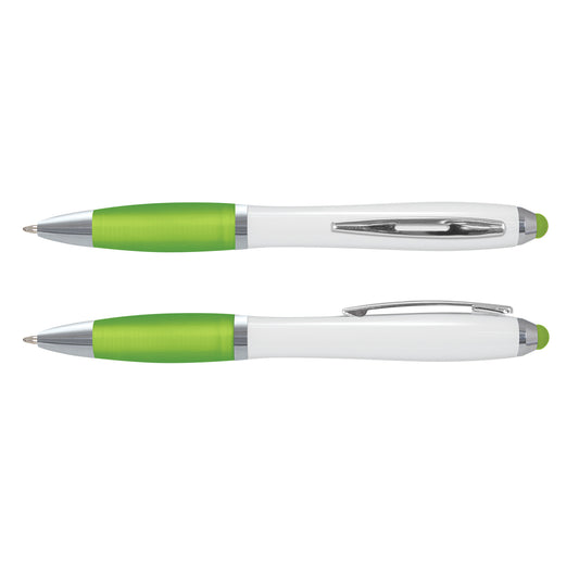 Vistro Stylus Pen  - White Barrel with custom branded logo - Simply Merchandise