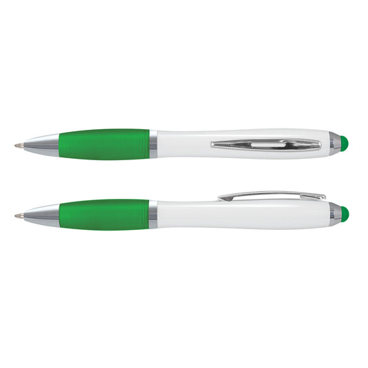 Vistro Stylus Pen  - White Barrel with custom branded logo - Simply Merchandise
