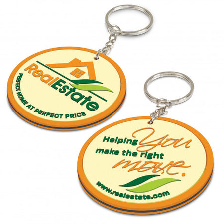 PVC Key Ring Small - Both Sides Moulded - Simply Merchandise