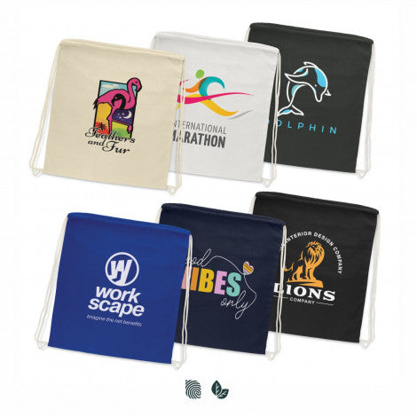 Cotton Drawstring Backpack - Simply Merchandise