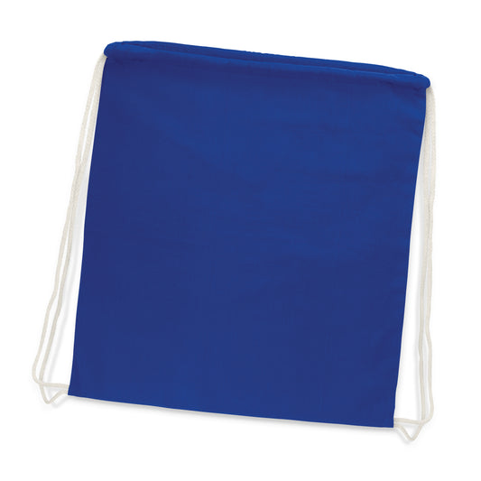 Cotton Drawstring Backpack with custom branded logo - Simply Merchandise