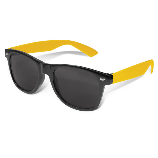 Malibu Premium Sunglasses - Black Frame with custom branded logo - Simply Merchandise