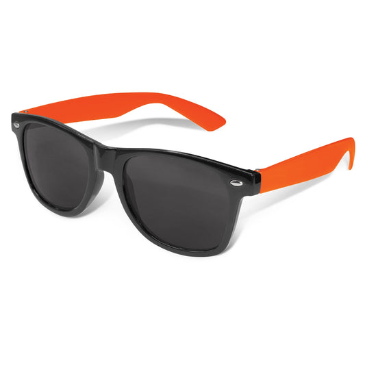 Malibu Premium Sunglasses - Black Frame with custom branded logo - Simply Merchandise