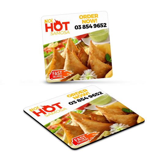 Fridge Magnet 70 x 70mm - Square with custom branded logo - Simply Merchandise
