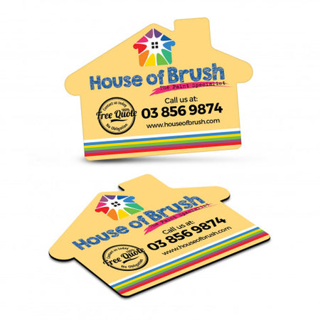 Fridge Magnet 70 x 50mm - House Shape  - Simply Merchandise