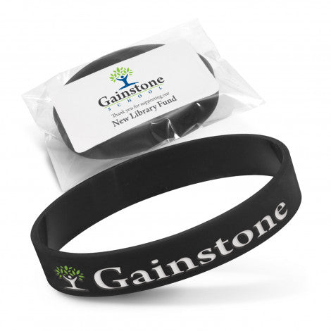 Silicone Wrist Band - Debossed - Simply Merchandise