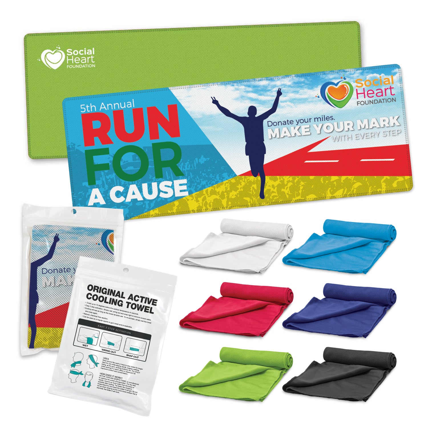 Active Cooling Towel - Pouch - Simply Merchandise