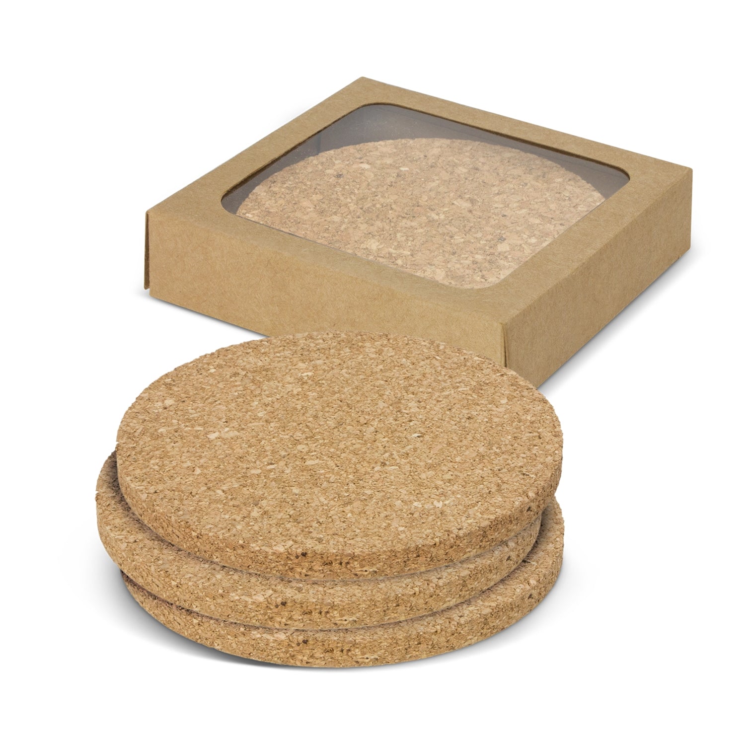 Oakridge Cork Coaster Round - Set of 4 - Simply Merchandise