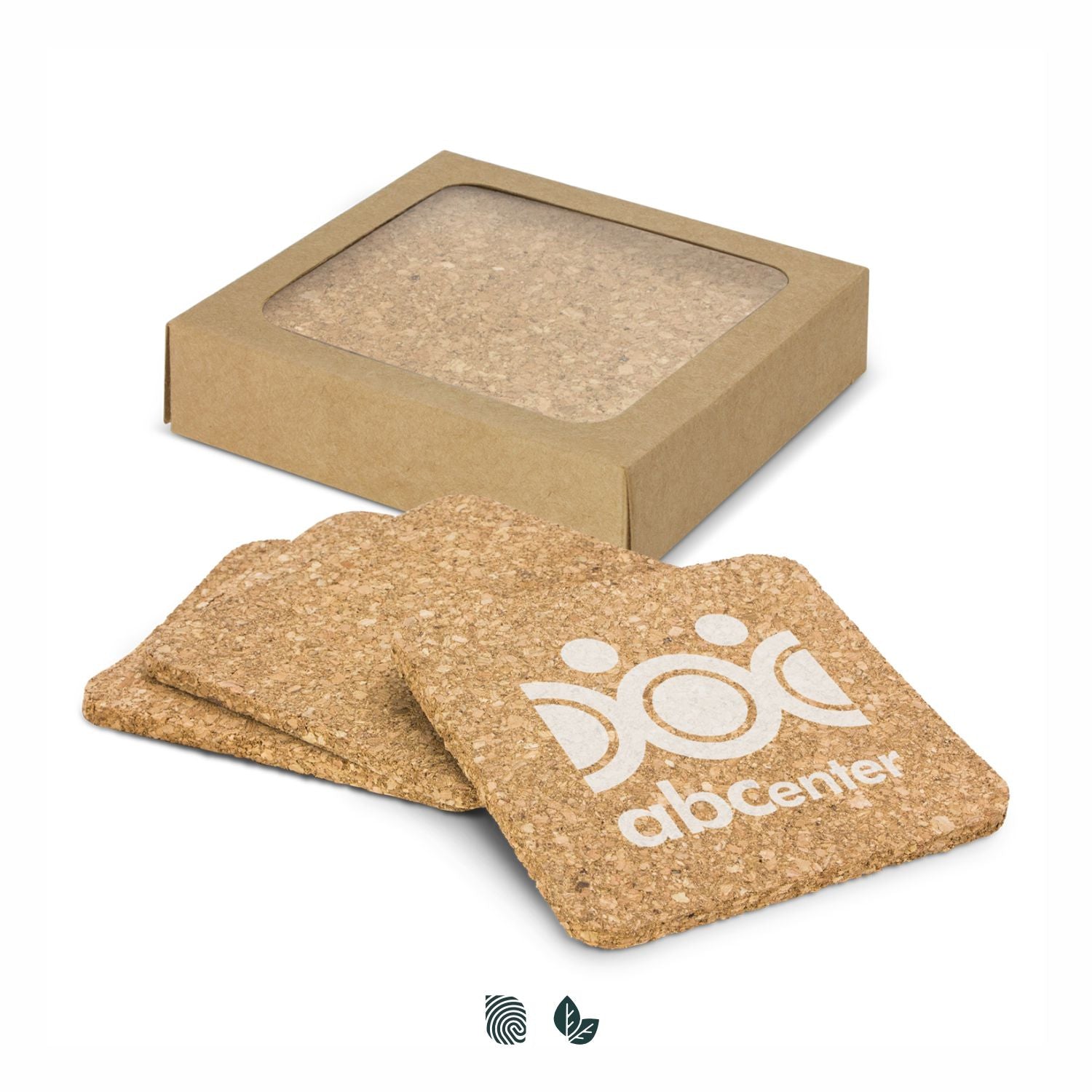 Oakridge Cork Coaster Square - Set of 4 - Simply Merchandise