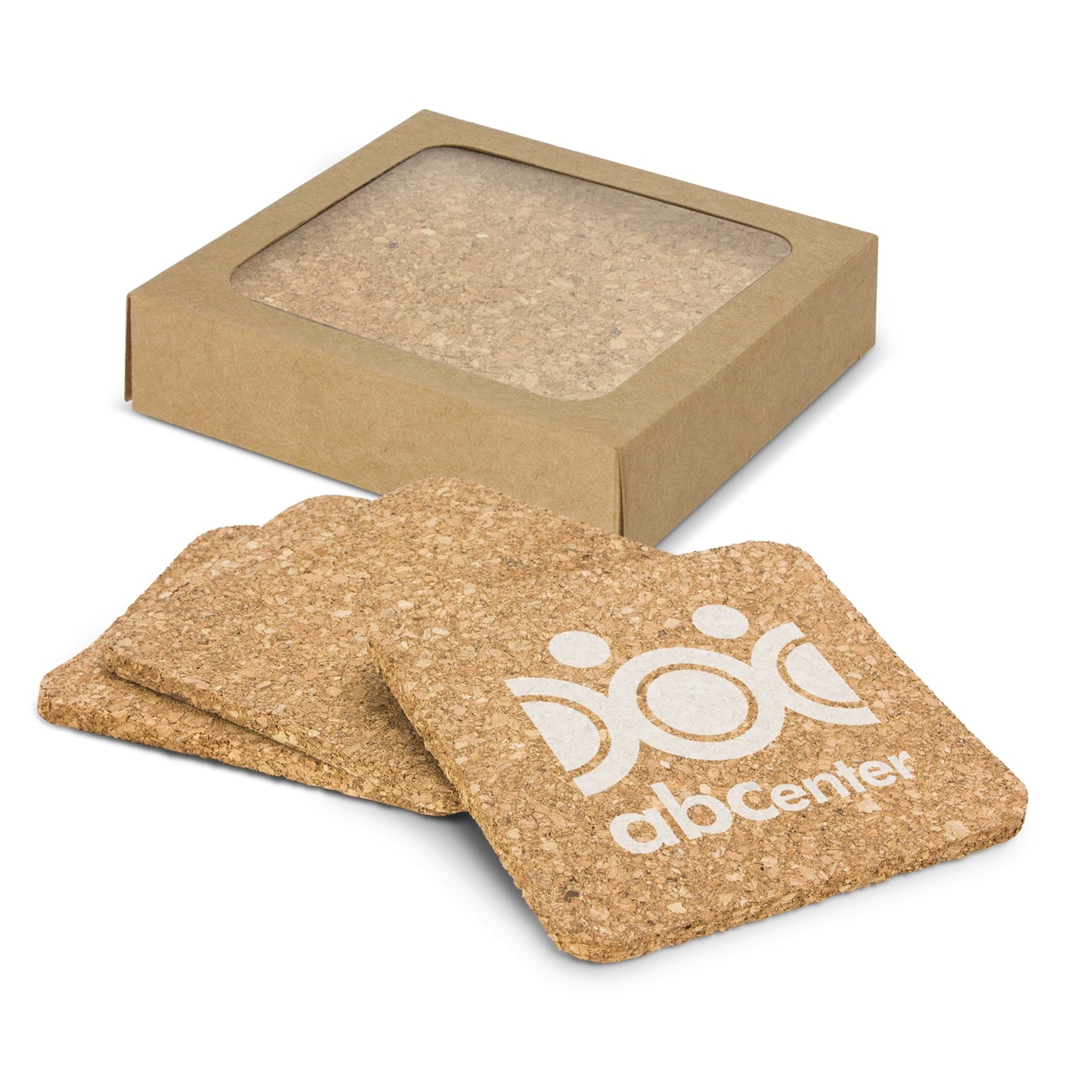 Oakridge Cork Coaster Square - Set of 4 - Simply Merchandise