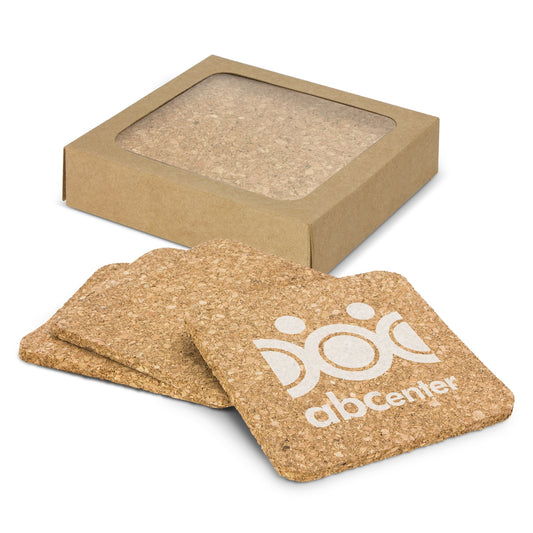 Oakridge Cork Coaster Square - Set of 4 - Simply Merchandise