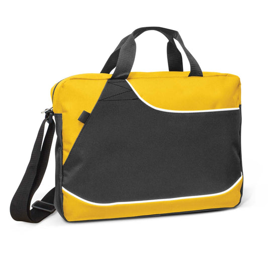Centrix Conference Satchel with custom branded logo - Simply Merchandise