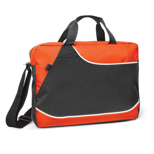 Centrix Conference Satchel with custom branded logo - Simply Merchandise