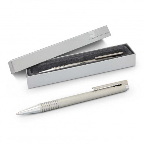LAMY Logo Pen - Brushed Steel - Simply Merchandise