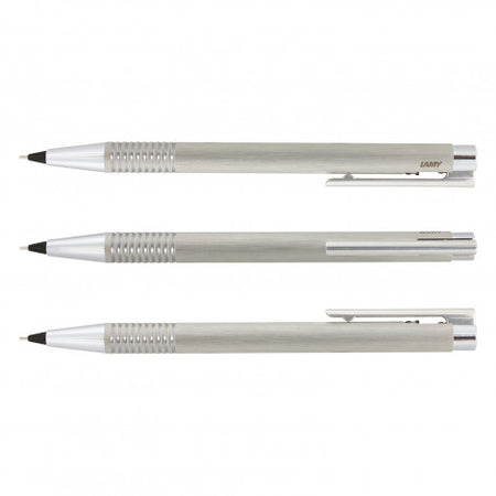 Lamy Logo Pencil - Brushed Steel - Simply Merchandise