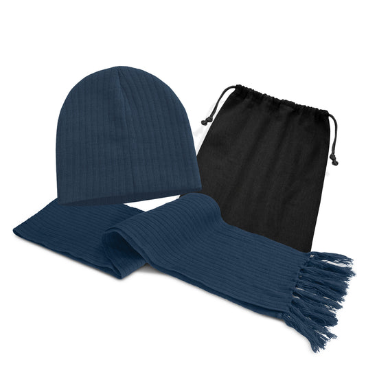 Nebraska Scarf and Beanie Set - Simply Merchandise