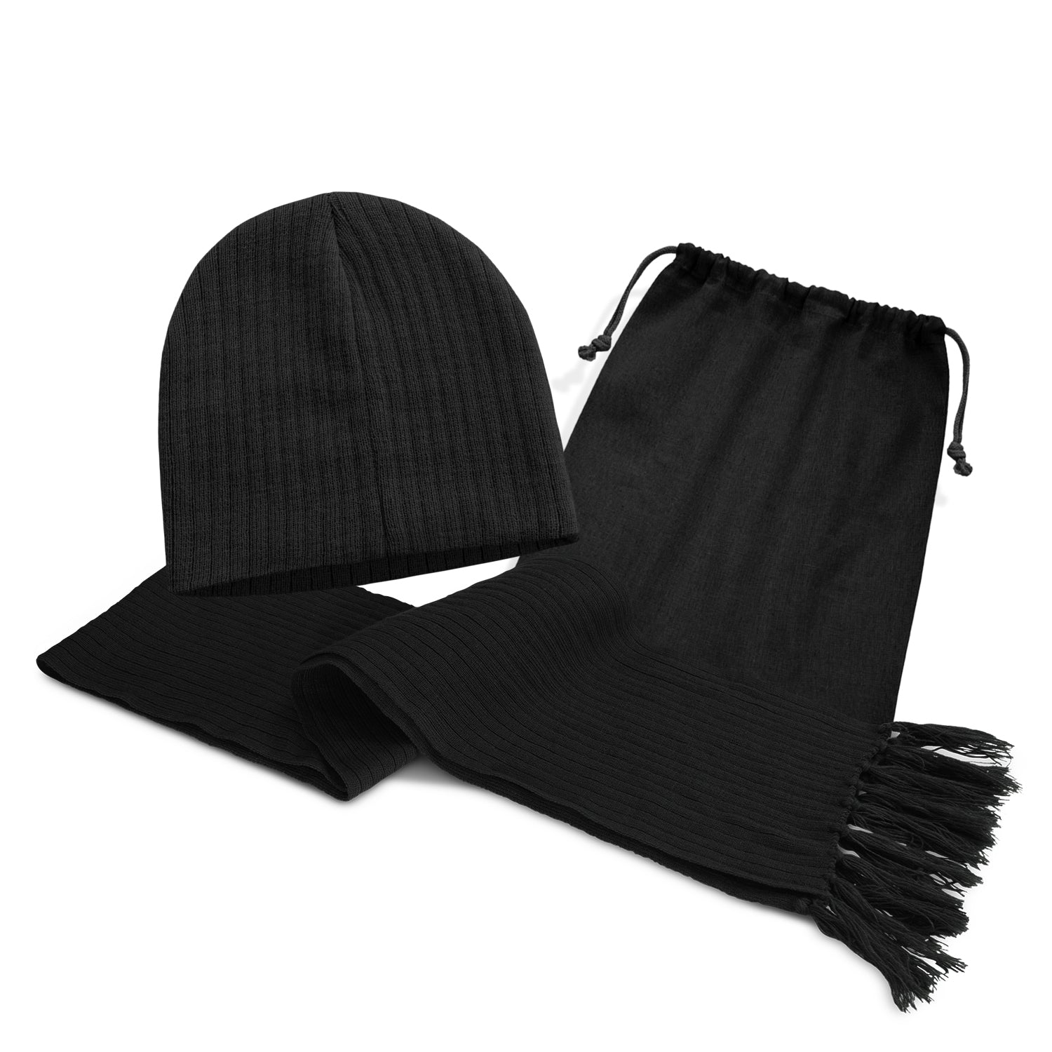 Nebraska Scarf and Beanie Set - Simply Merchandise