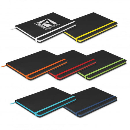 Omega Black Notebook - Simply Merchandise