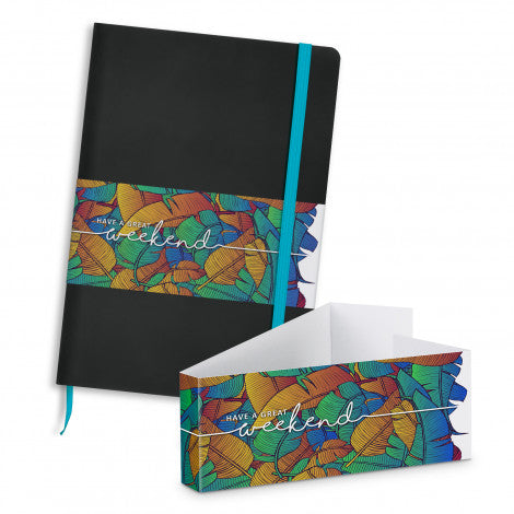 Omega Black Notebook - Simply Merchandise