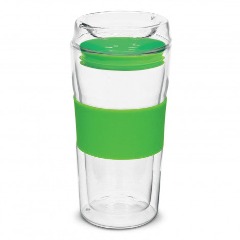 Divino Double Wall Glass Cup with custom branded logo - Simply Merchandise