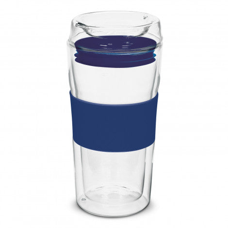 Divino Double Wall Glass Cup with custom branded logo - Simply Merchandise