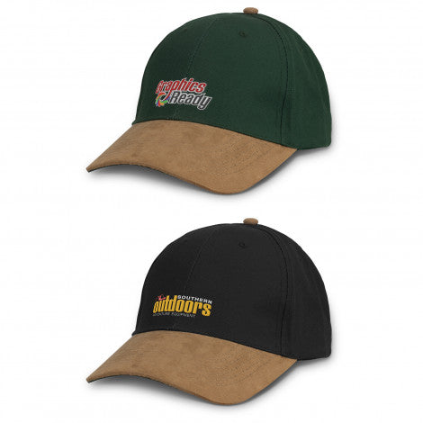 Outback Suede Peak Cap - Simply Merchandise