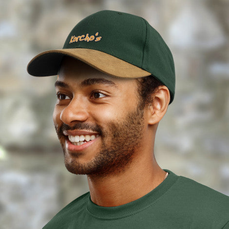 Outback Suede Peak Cap - Simply Merchandise