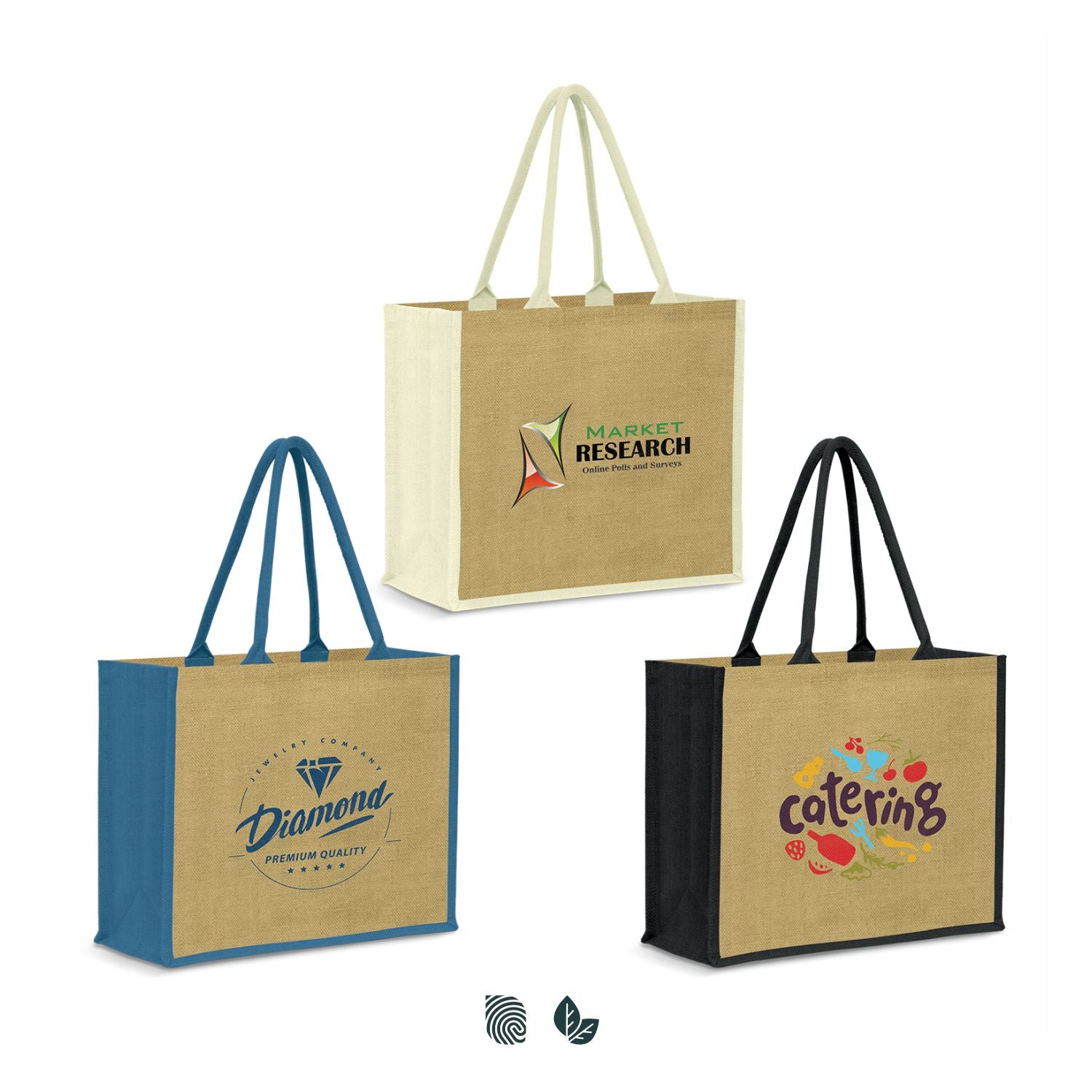 Modena Jute Tote Bag - Simply Merchandise