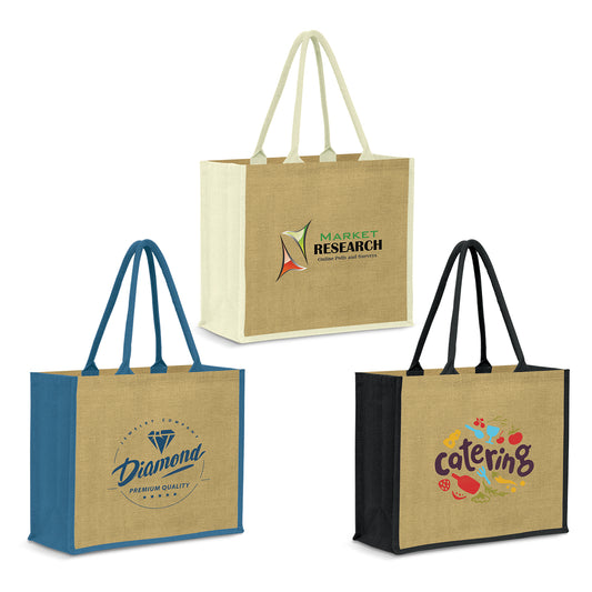 Modena Jute Tote Bag - Simply Merchandise