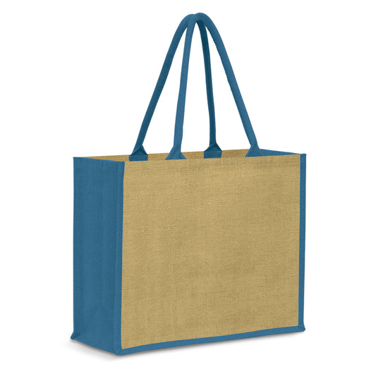 Modena Jute Tote Bag with custom branded logo - Simply Merchandise
