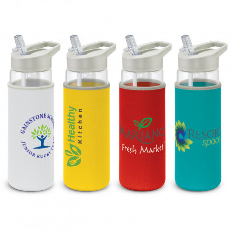 Elixir Glass Bottle - Neoprene Sleeve - Simply Merchandise