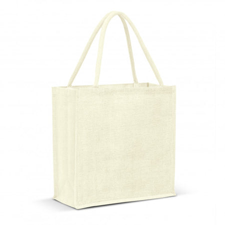 Monza Jute Tote Bag - Colour Match - Simply Merchandise