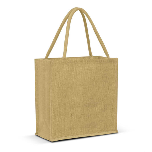 Monza Jute Tote Bag - Colour Match - Simply Merchandise