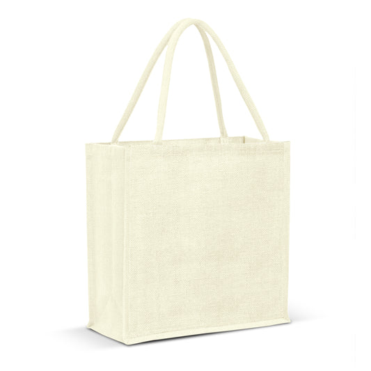 Monza Jute Tote Bag - Colour Match - Simply Merchandise