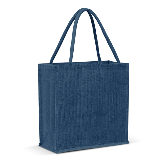 Monza Jute Tote Bag - Colour Match with custom branded logo - Simply Merchandise