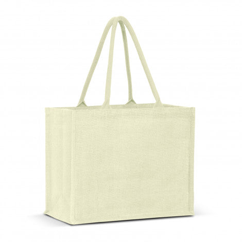 Torino Jute Tote Bag - Colour Match - Simply Merchandise