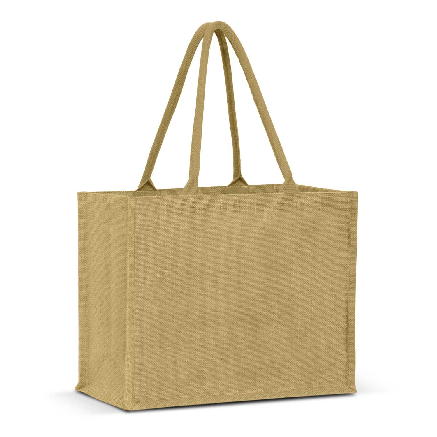 Torino Jute Tote Bag - Colour Match - Simply Merchandise